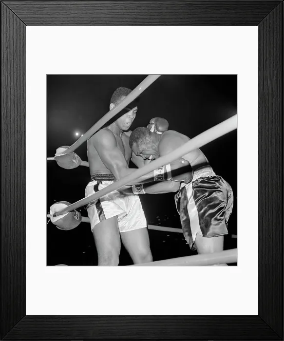 Framed Print : Portrait of Cassius Clay Boxing Archie Moore Framed Print : Portrait of Cassius Clay Boxing Archie Moore