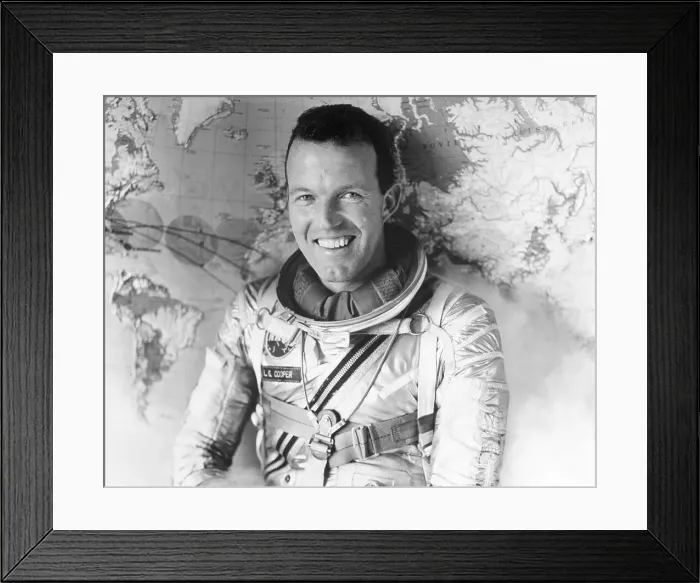 Framed Print : Astronaut Gordon Cooper Framed Print : Astronaut Gordon Cooper