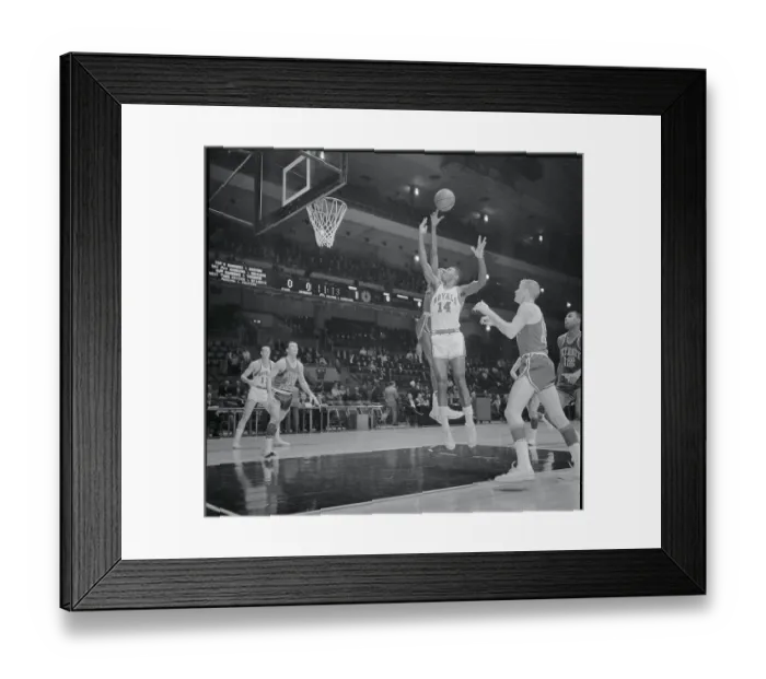 Framed Print : Oscar Robertson and Willie Jones Competing for Basketball Framed Print : Oscar Robertson and Willie Jones Competing for Basketball