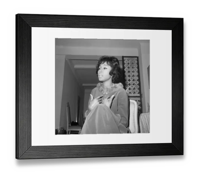 Framed Print : Portrait of Diahann Carroll