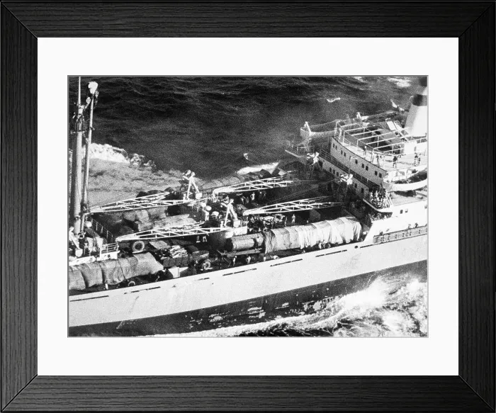 Framed Print : Soviet Freighter with Missiles Framed Print : Soviet Freighter with Missiles