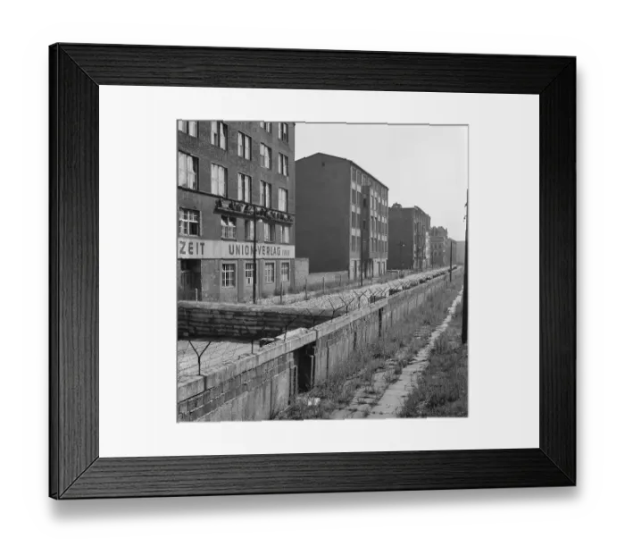 Framed Print : View of Berlin Wall Framed Print : View of Berlin Wall