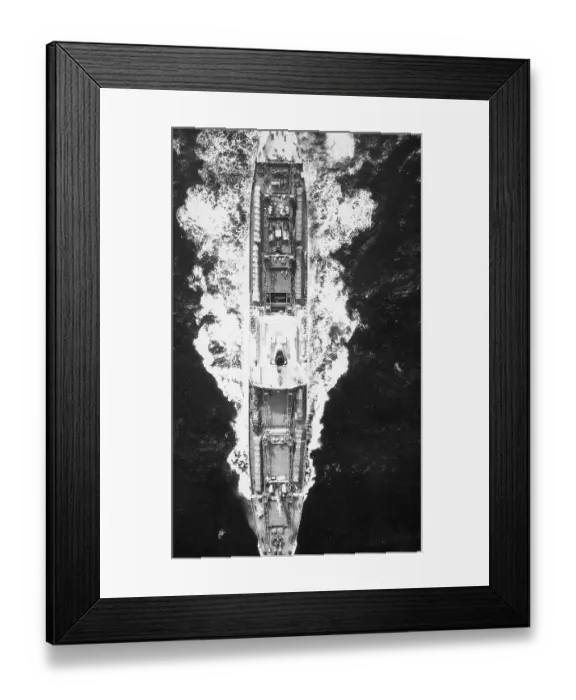 Framed Print : Soviet Ship with Missile Transports