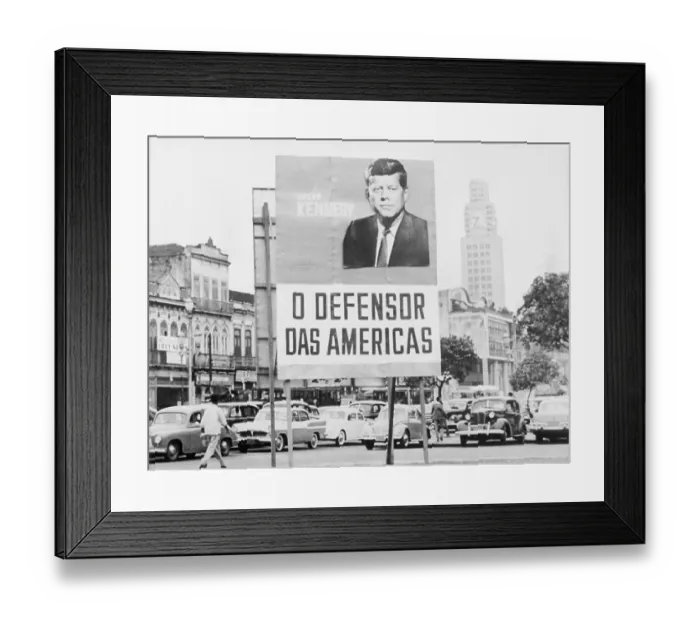 Framed Print : John Kennedy Poster Framed Print : John Kennedy Poster
