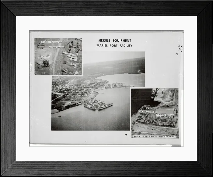 Framed Print : Superimposed View of Missile Sites Framed Print : Superimposed View of Missile Sites