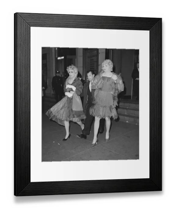 Framed Print : Cops Herding Costumed Guests to Jail Framed Print : Cops Herding Costumed Guests to Jail
