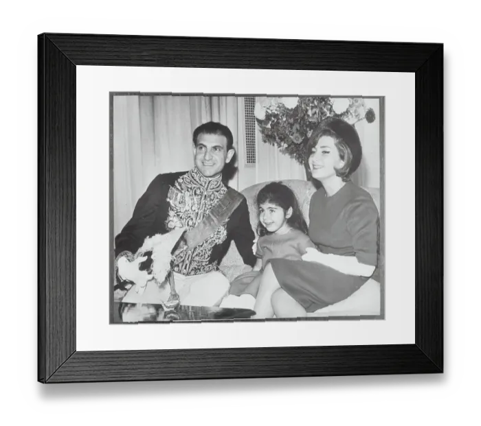 Framed Print : Ardeshir Zahedi and Family Framed Print : Ardeshir Zahedi and Family