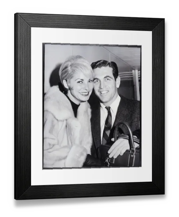Framed Print : Janet Leigh Cheek To Cheek W / Bob Brandt Framed Print : Janet Leigh Cheek To Cheek W / Bob Brandt