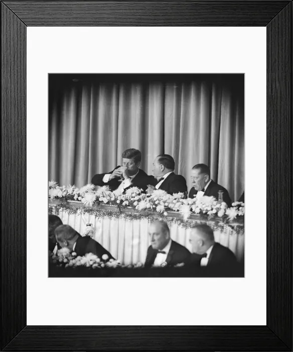 Framed Print : John Kennedy and Sidney Yates Framed Print : John Kennedy and Sidney Yates