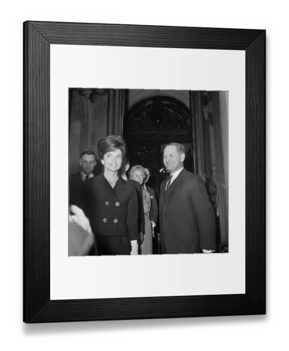 Framed Print : Portrait of Jacqueline Kennedy Framed Print : Portrait of Jacqueline Kennedy