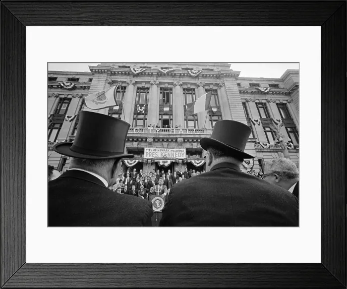 Framed Print : President Kennedy Columbus Day Address Framed Print : President Kennedy Columbus Day Address