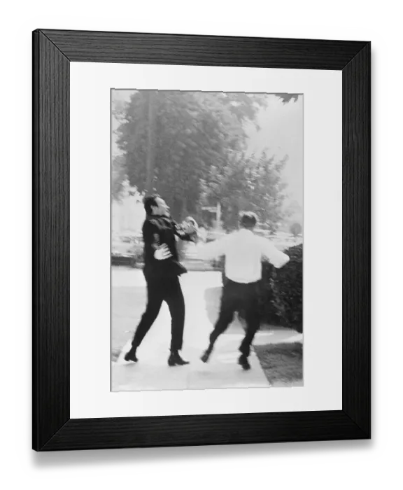 Framed Print : Comedian Lenny Bruce Running Mad Framed Print : Comedian Lenny Bruce Running Mad