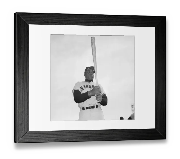 Framed Print : Baseball Legend Willie Mays Framed Print : Baseball Legend Willie Mays