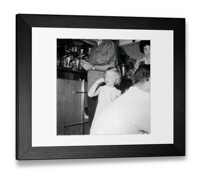 Framed Print : Young Caroline Kennedy Eating Ice Cream Framed Print : Young Caroline Kennedy Eating Ice Cream