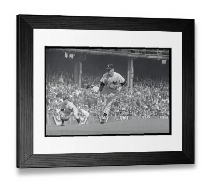 Framed Print : Ralph Terry Pitching in 1962 World Series
