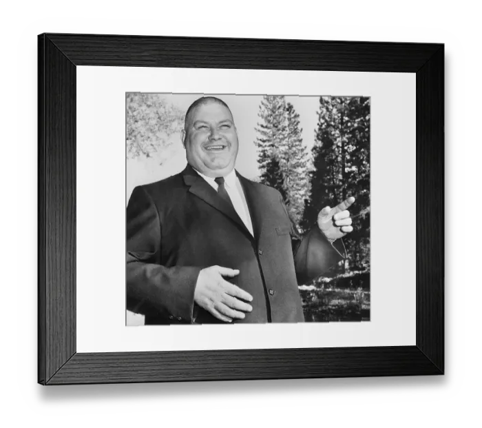 Framed Print : Impostor Ferdinand W. Demara Jr. Pointing Framed Print : Impostor Ferdinand W. Demara Jr. Pointing