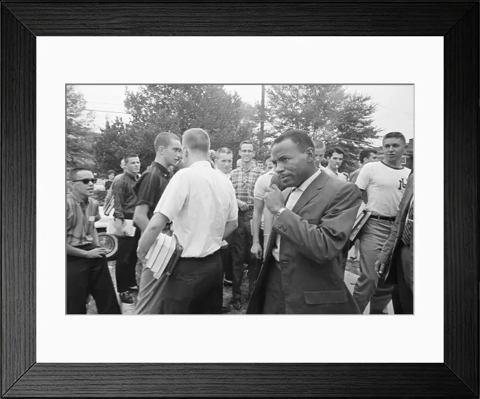 Framed Print : James Meredith on University of Mississippi Campus Framed Print : James Meredith on University of Mississippi Campus