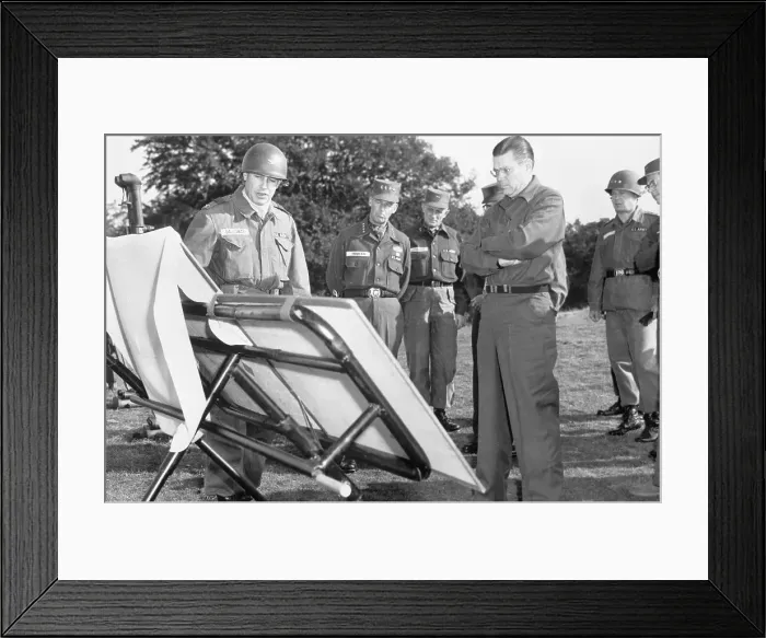 Framed Print : Colonel James V. Galloway Briefing Robert S. McNamara Framed Print : Colonel James V. Galloway Briefing Robert S. McNamara