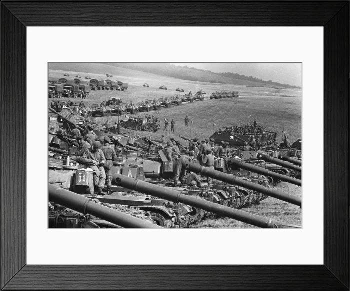 Framed Print : Tanks Prepare For Field Parade Framed Print : Tanks Prepare For Field Parade