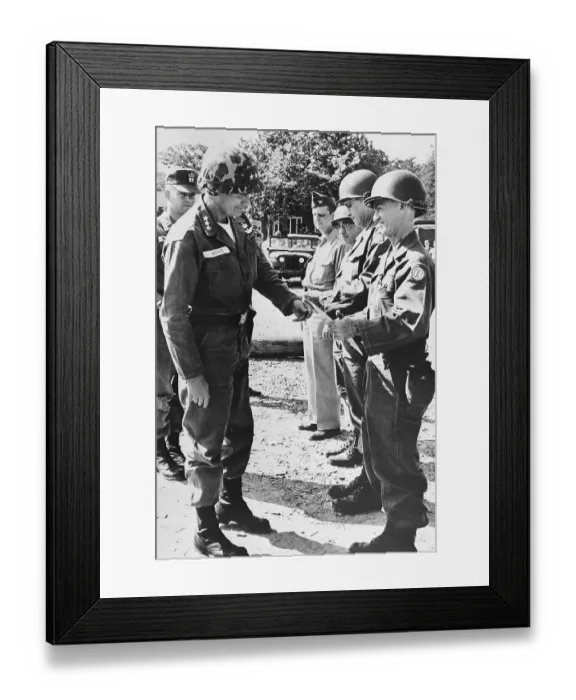 Framed Print : General Howze Awards Citations