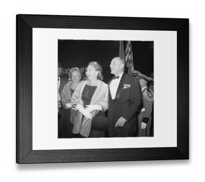 Framed Print : General Matthew Ridgeway at Premiere of The Longest Day Framed Print : General Matthew Ridgeway at Premiere of The Longest Day