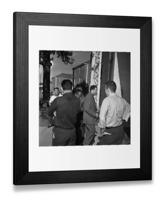 Framed Print : James Meredith Attending All White School Framed Print : James Meredith Attending All White School