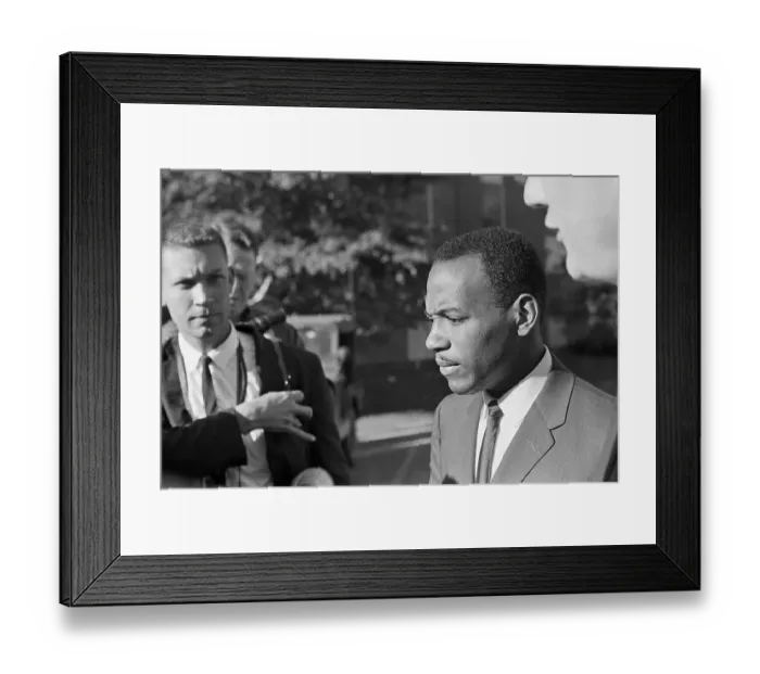 Framed Print : James Meredith at University of Mississippi Framed Print : James Meredith at University of Mississippi