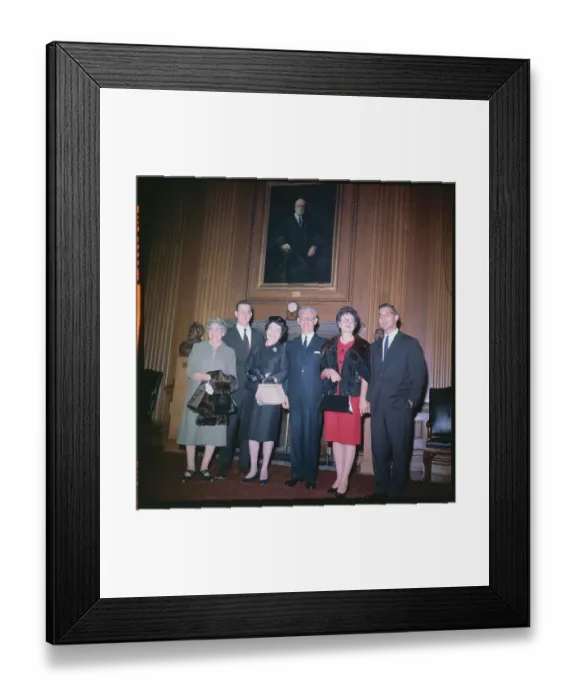 Framed Print : Justice Goldberg and Family Framed Print : Justice Goldberg and Family