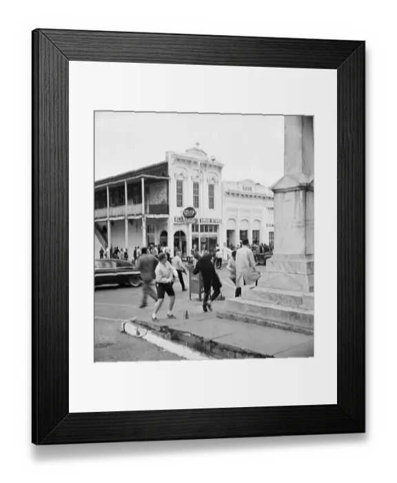 Framed Print : Aftermath of Riots in Mississippi Framed Print : Aftermath of Riots in Mississippi
