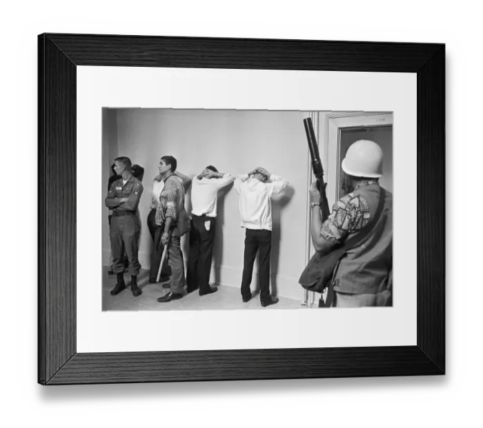 Framed Print : US Marshals Arrest University Students Framed Print : US Marshals Arrest University Students