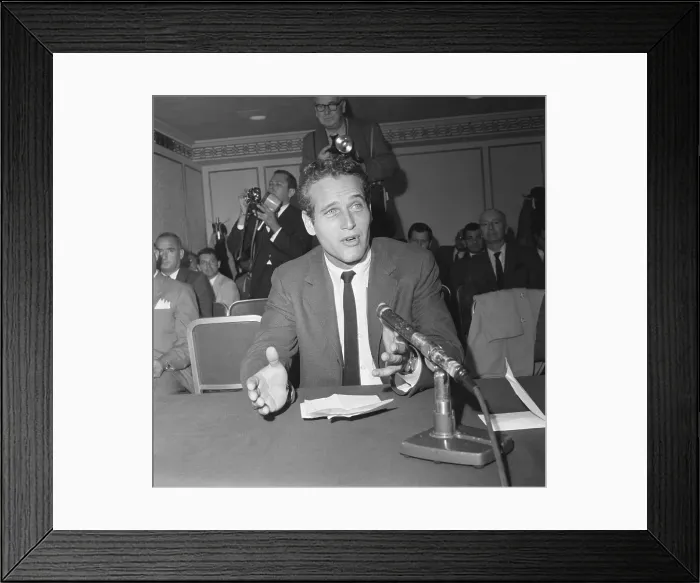 Framed Print : Paul Newman Testifies Framed Print : Paul Newman Testifies