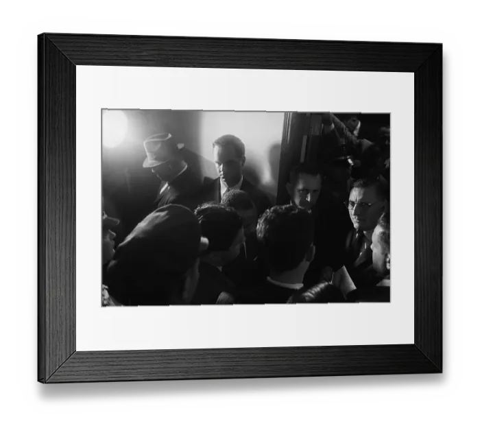 Framed Print : James Meredith Being Denied Entrance into University of Mississippi
