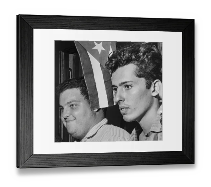 Framed Print : Anti-Castro Student Group Giving Press Conference Framed Print : Anti-Castro Student Group Giving Press Conference