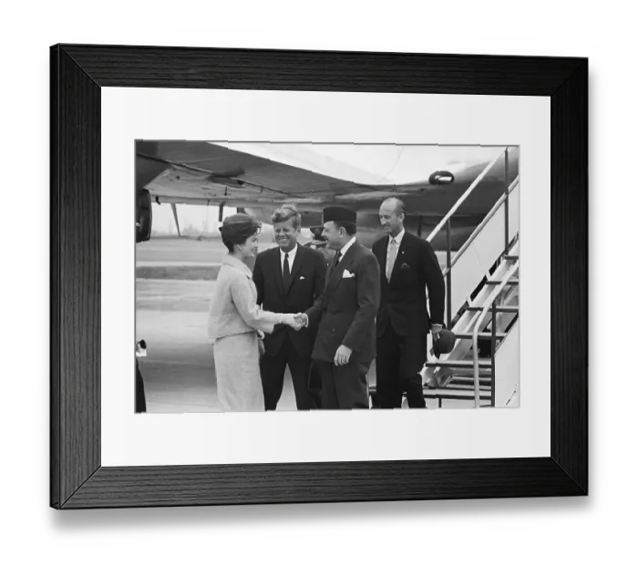 Framed Print : Kennedys With Mohammad Ayub Khan Framed Print : Kennedys With Mohammad Ayub Khan
