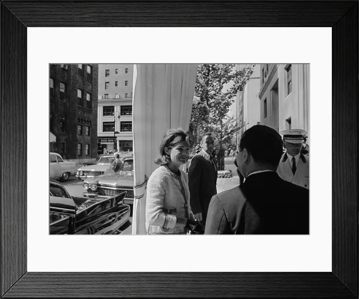 Framed Print : Portrait of Jacqueline Kennedy Framed Print : Portrait of Jacqueline Kennedy