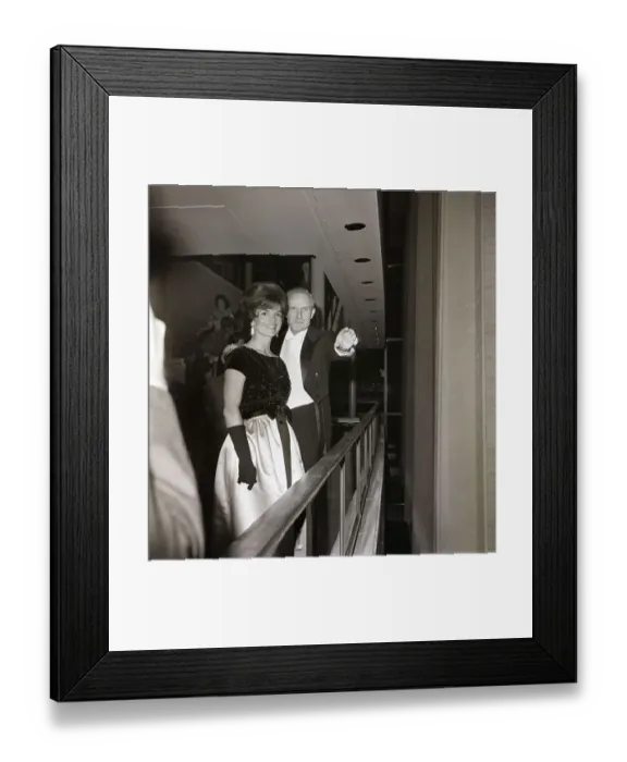 Framed Print : Jackie Kennedy And John D. Rockefeller