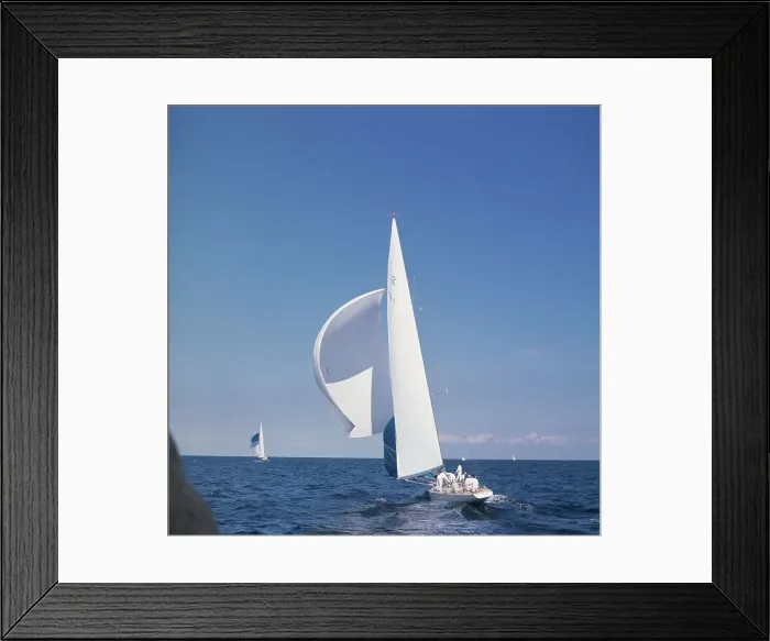 Framed Print : Racing Yacht Offshore Framed Print : Racing Yacht Offshore