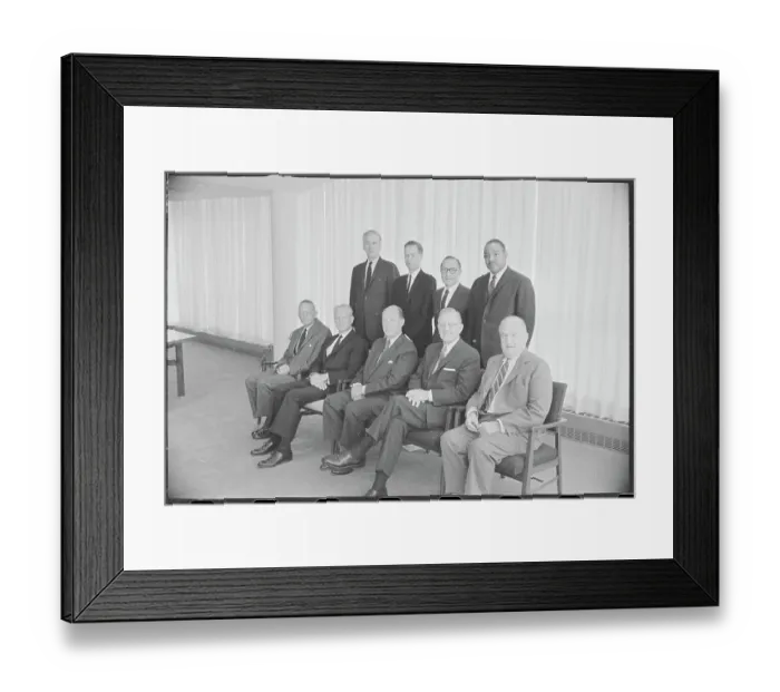 Framed Print : United States Delegation to United Nations in 1962 Framed Print : United States Delegation to United Nations in 1962