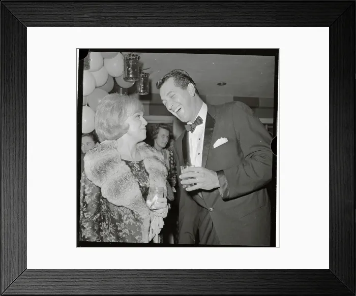 Framed Print : Actress Edie Adams and Rock Hudson Framed Print : Actress Edie Adams and Rock Hudson