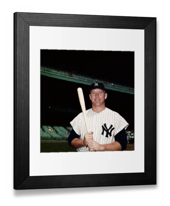Framed Print : Mickey Mantle Framed Print : Mickey Mantle