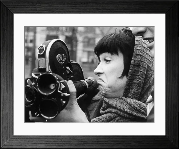 Framed Print : Shirley Maclaine Holding Movie Camera Framed Print : Shirley Maclaine Holding Movie Camera