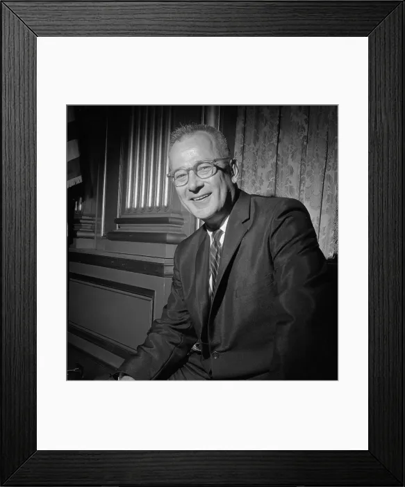 Framed Print : Portrait of W Willard Wirtz Framed Print : Portrait of W Willard Wirtz