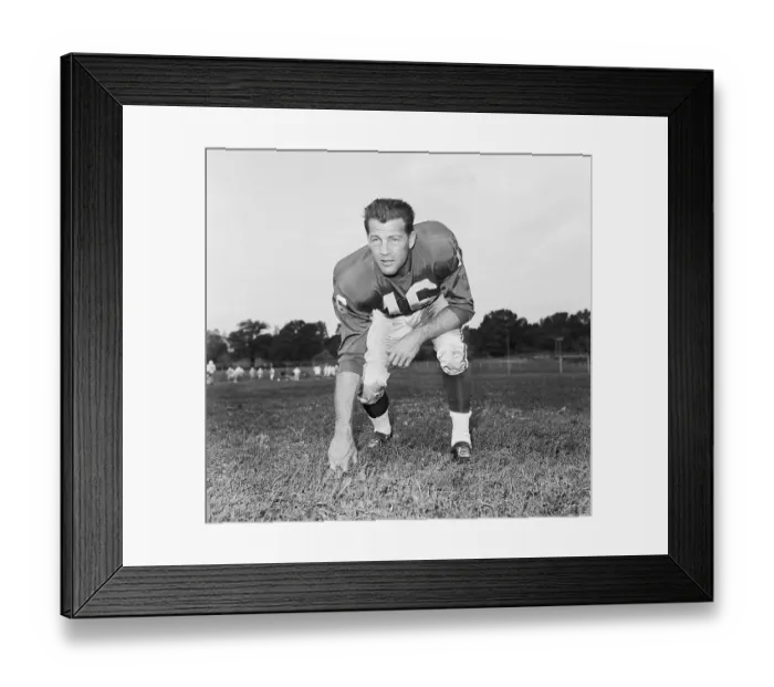 Framed Print : Portrait of Frank Gifford Framed Print : Portrait of Frank Gifford