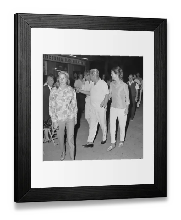 Framed Print : Prince Radziwill and Jacqueline Kennedy Framed Print : Prince Radziwill and Jacqueline Kennedy
