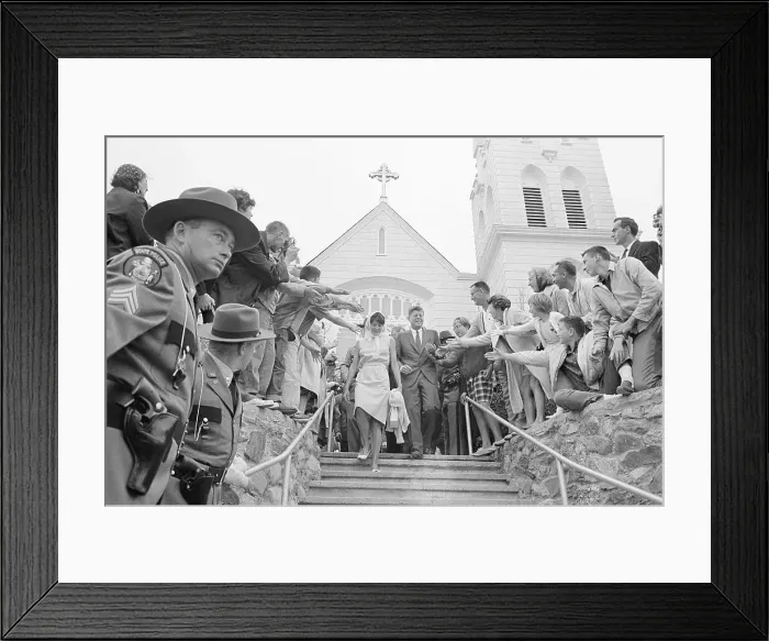 Framed Print : President Kennedy with His Sister Framed Print : President Kennedy with His Sister