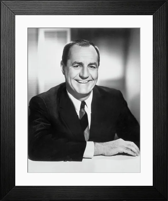 Framed Print : Actor Jim Backus Smiling