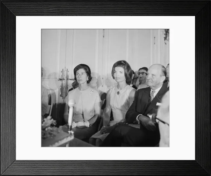 Framed Print : Jacqueline Kennedy and Her Mother Framed Print : Jacqueline Kennedy and Her Mother