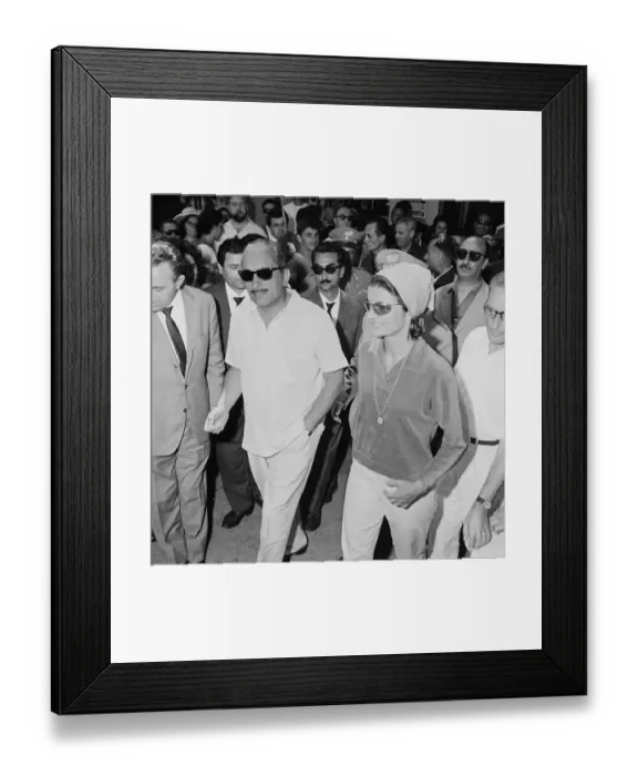 Framed Print : Jackie Kennedy With Prince Radziwill Framed Print : Jackie Kennedy With Prince Radziwill
