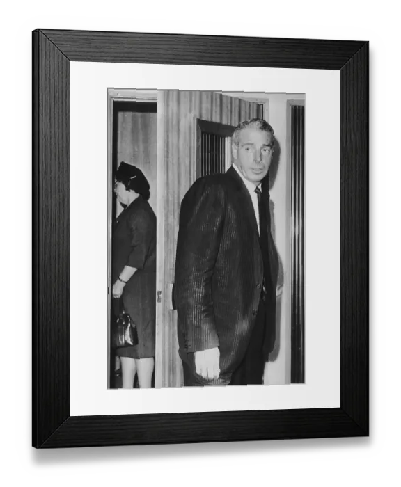 Framed Print : Baseball Great Joe DiMaggio Pausing by Doorway Framed Print : Baseball Great Joe DiMaggio Pausing by Doorway