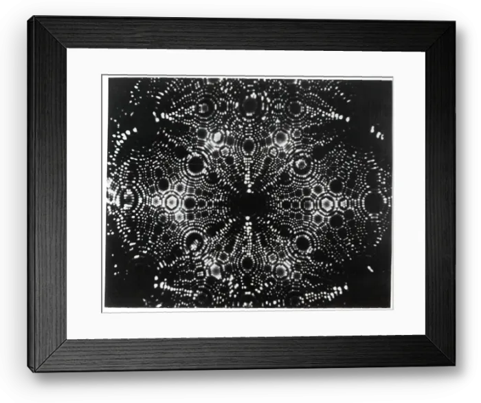 Framed Print : Photomicrograph Of Tungsten Crystal Framed Print : Photomicrograph Of Tungsten Crystal
